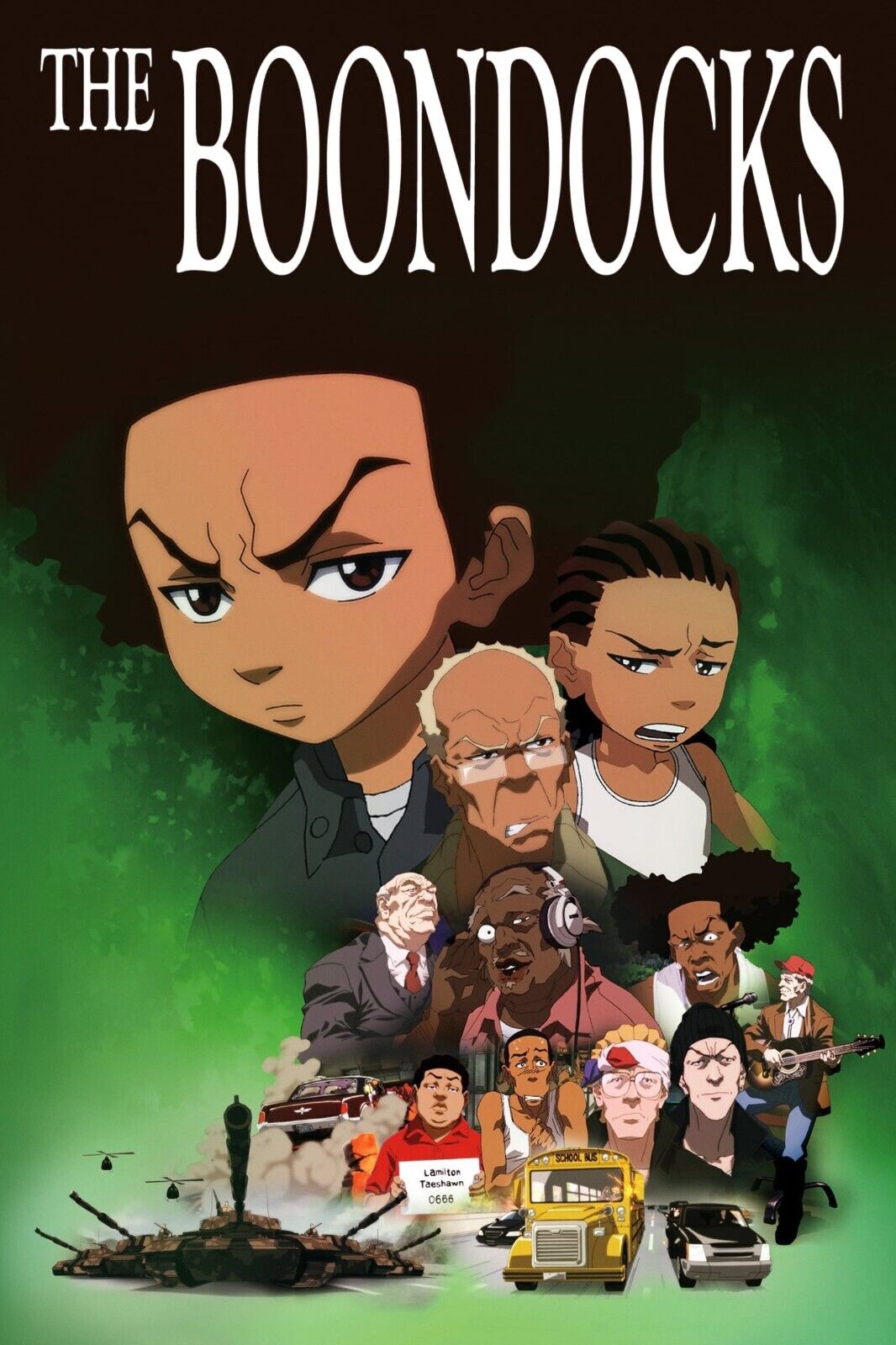 The Boondocks Tv Show Movie Poster Iconic Animated Comedy Art Print - xonomax