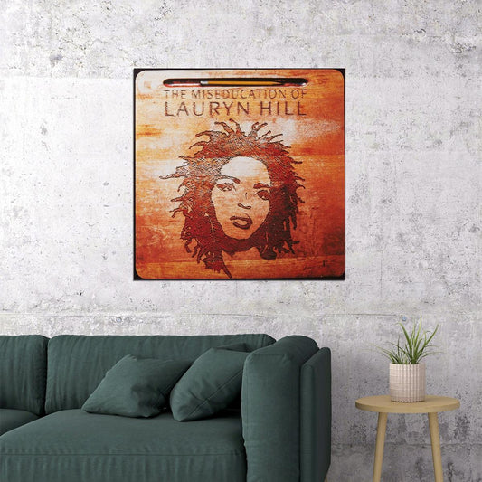 Lauryn Hill Music Poster R&b Rapper Wall Art - xonomax
