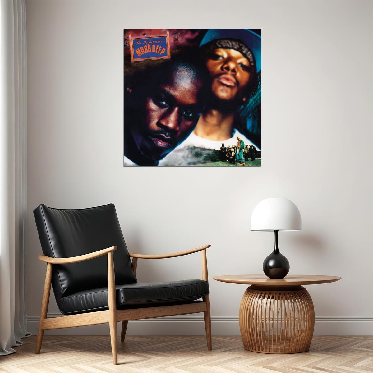 Mobb Deep The Infamous Album Cover Art Music Poster Hip-hop Rap Wall Print - xonomax