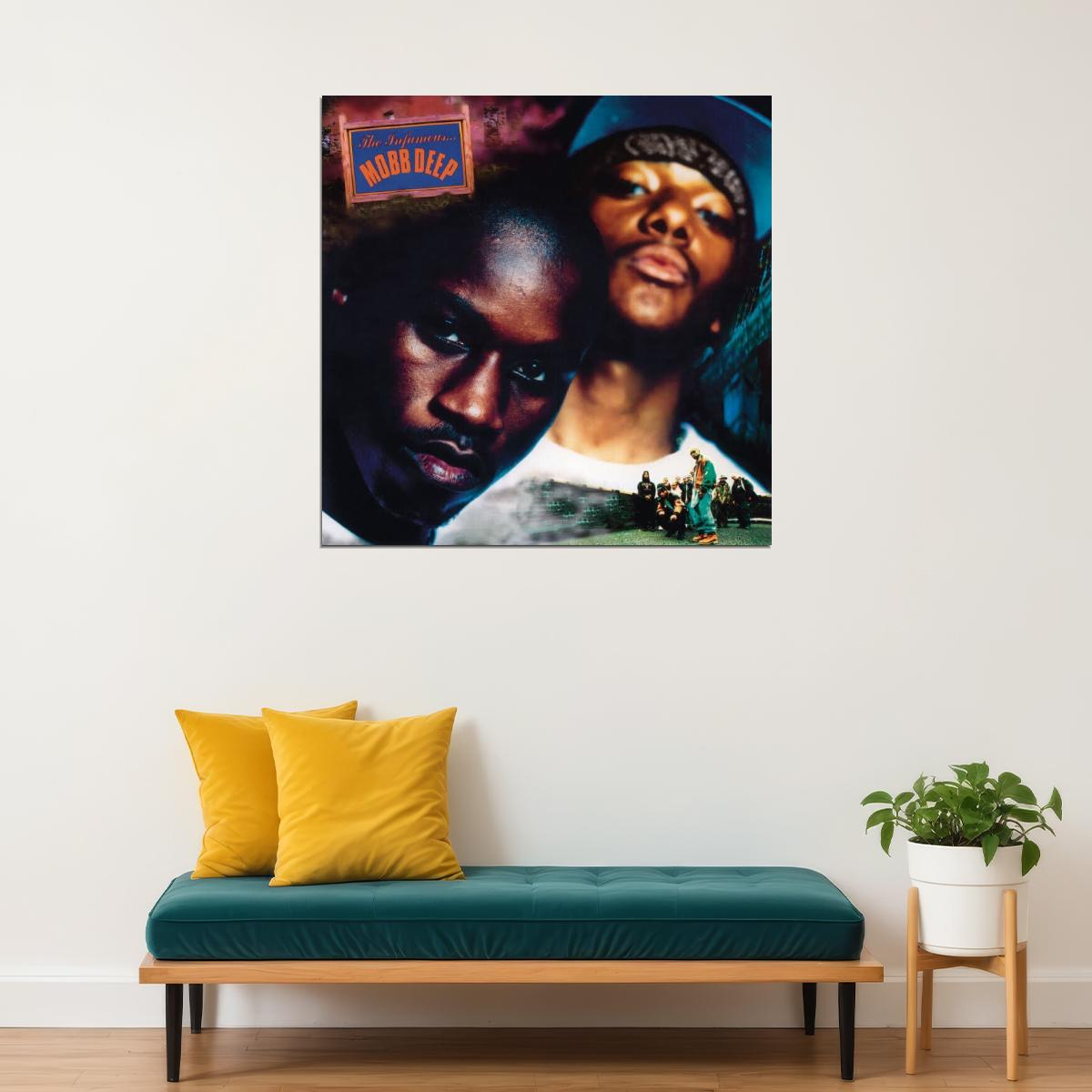 Mobb Deep The Infamous Album Cover Art Music Poster Hip-hop Rap Wall Print - xonomax