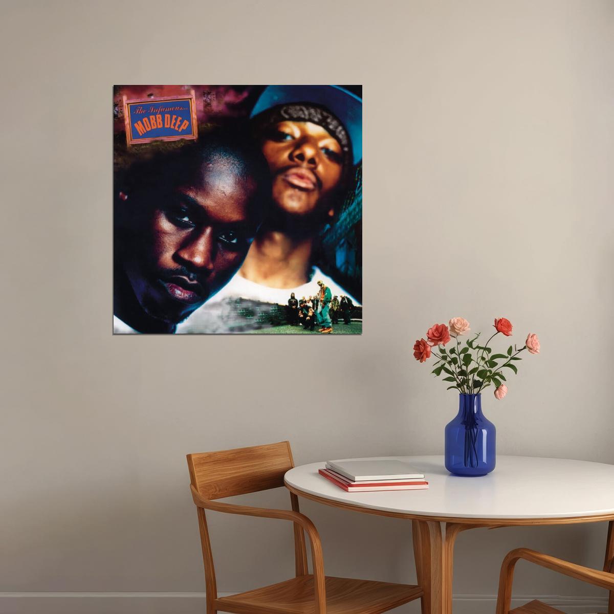 Mobb Deep The Infamous Album Cover Art Music Poster Hip-hop Rap Wall Print - xonomax