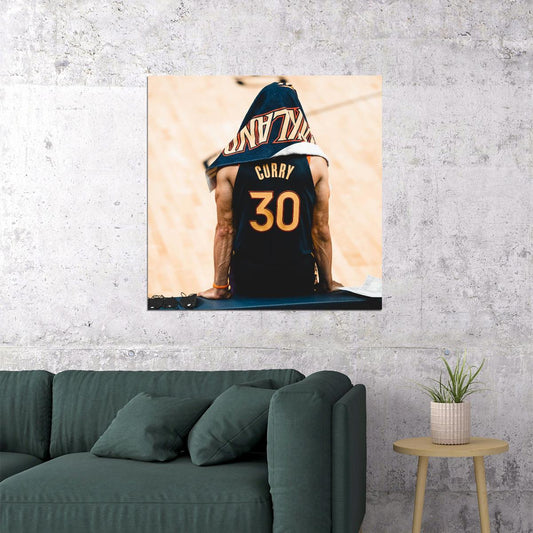 Stephen Curry Nba Basketball Poster Famous Player Motivational Sport Print - xonomax
