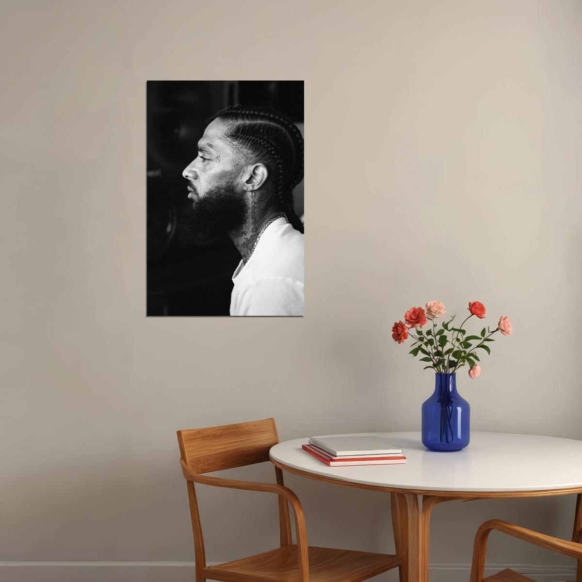 Nipsey Hussle Album Cover Art Rap Hip-hop Music Poster Wall Print - xonomax