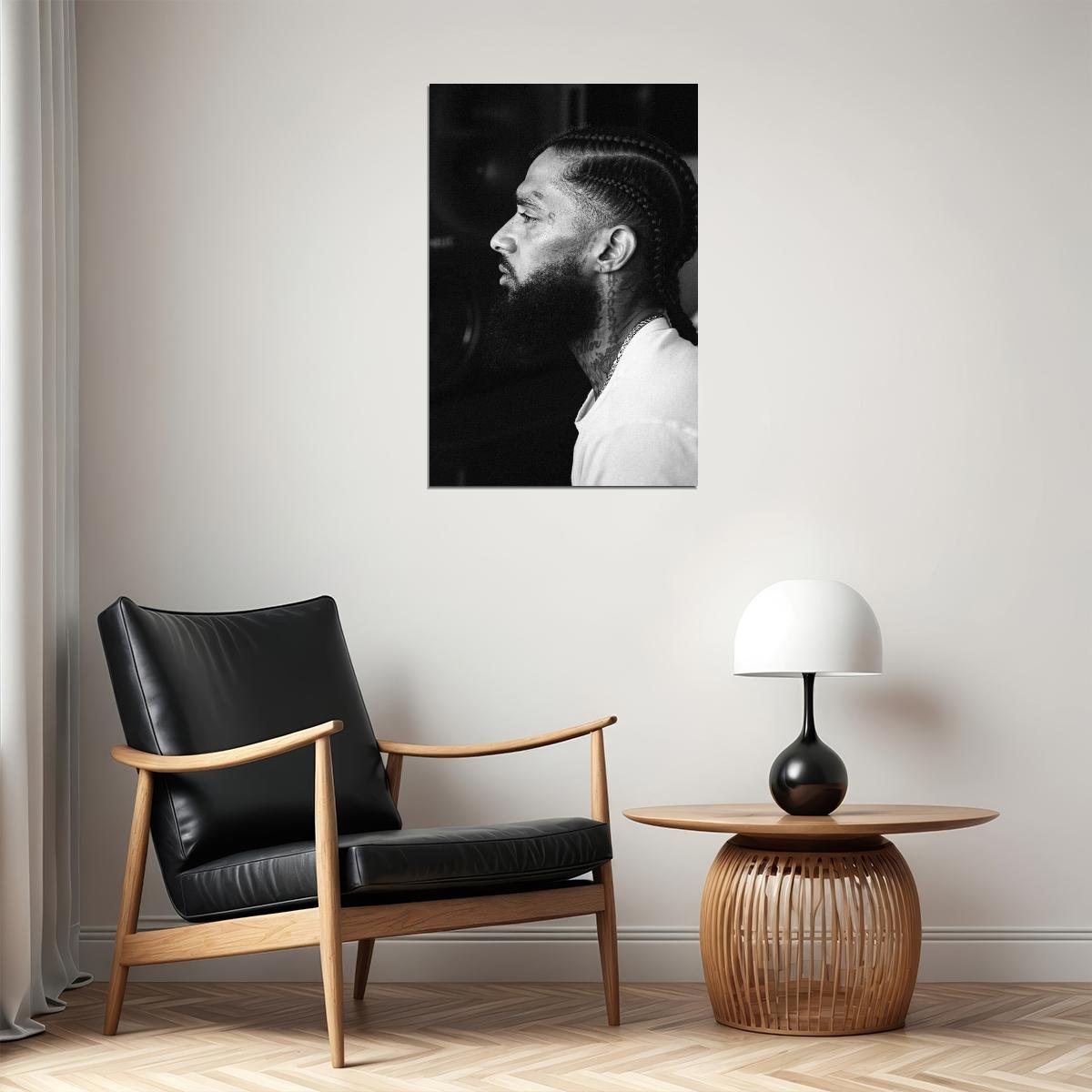 Nipsey Hussle Album Cover Art Rap Hip-hop Music Poster Wall Print - xonomax