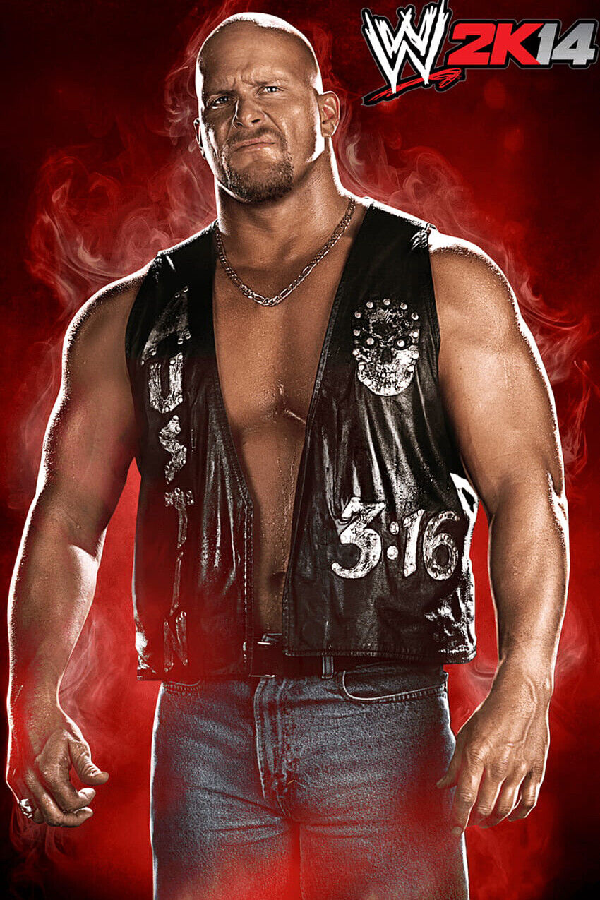 Stone Cold Steve Austin Wrestling Poster Wwe Legend Print