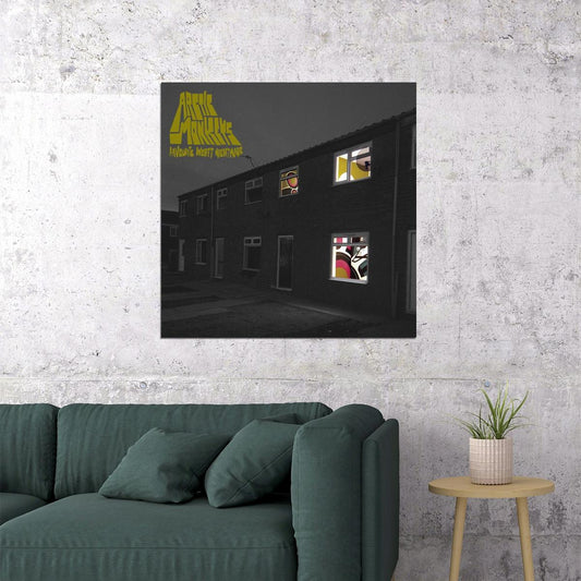 Arctic Monkeys Favourite Worst Nightmare Album Cover Art Indie Rock Music Poster Band Print - xonomax