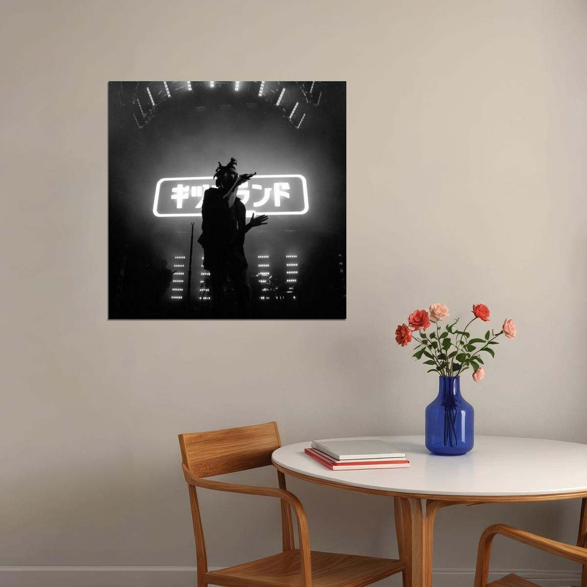 The Weeknd Iconic Music Poster R&b Star Art Print - xonomax