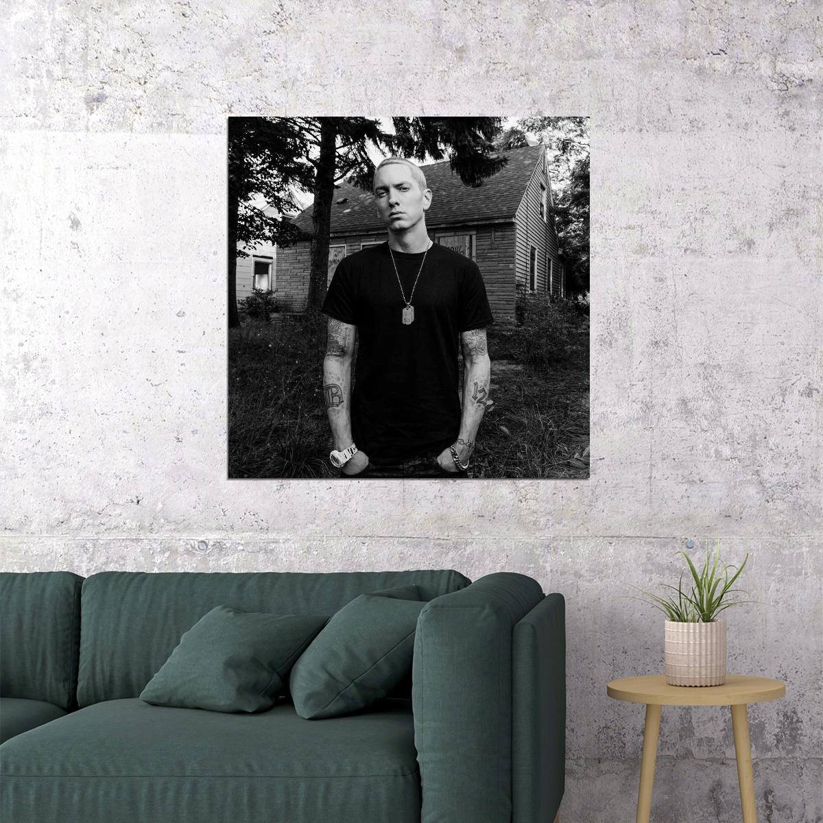 Eminem Poster Hip-hop Music Wall Art Rap Artist Print - xonomax