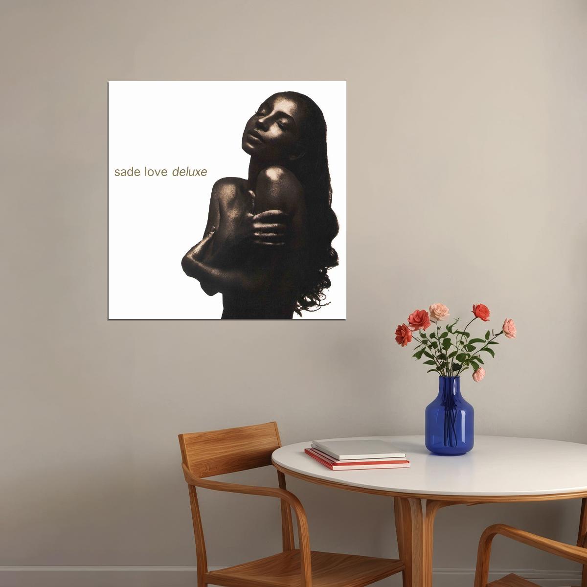 Sade Love Deluxe Album Cover Art Music Poster Iconic Singer Wall Print - xonomax