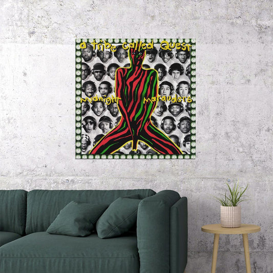 A Tribe Called Quest Midnight Marauders Album Cover Art Hip-hop Music Poster Rap Print - xonomax