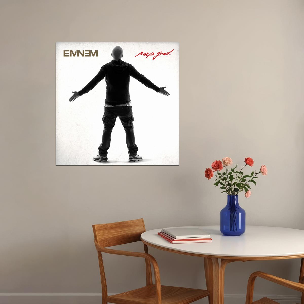Eminem Rap God Album Cover Art Hip-hop Music Poster Rap Artist Print - xonomax