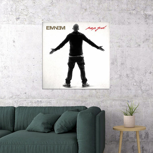 Eminem Rap God Album Cover Art Hip-hop Music Poster Rap Artist Print - xonomax