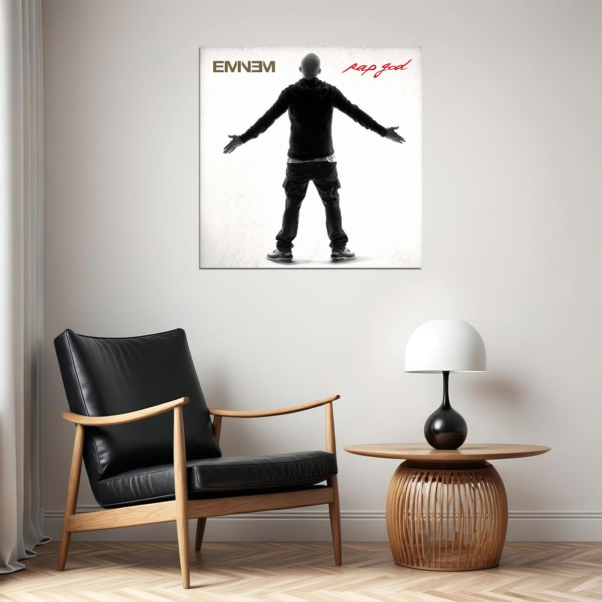 Eminem Rap God Album Cover Art Hip-hop Music Poster Rap Artist Print - xonomax