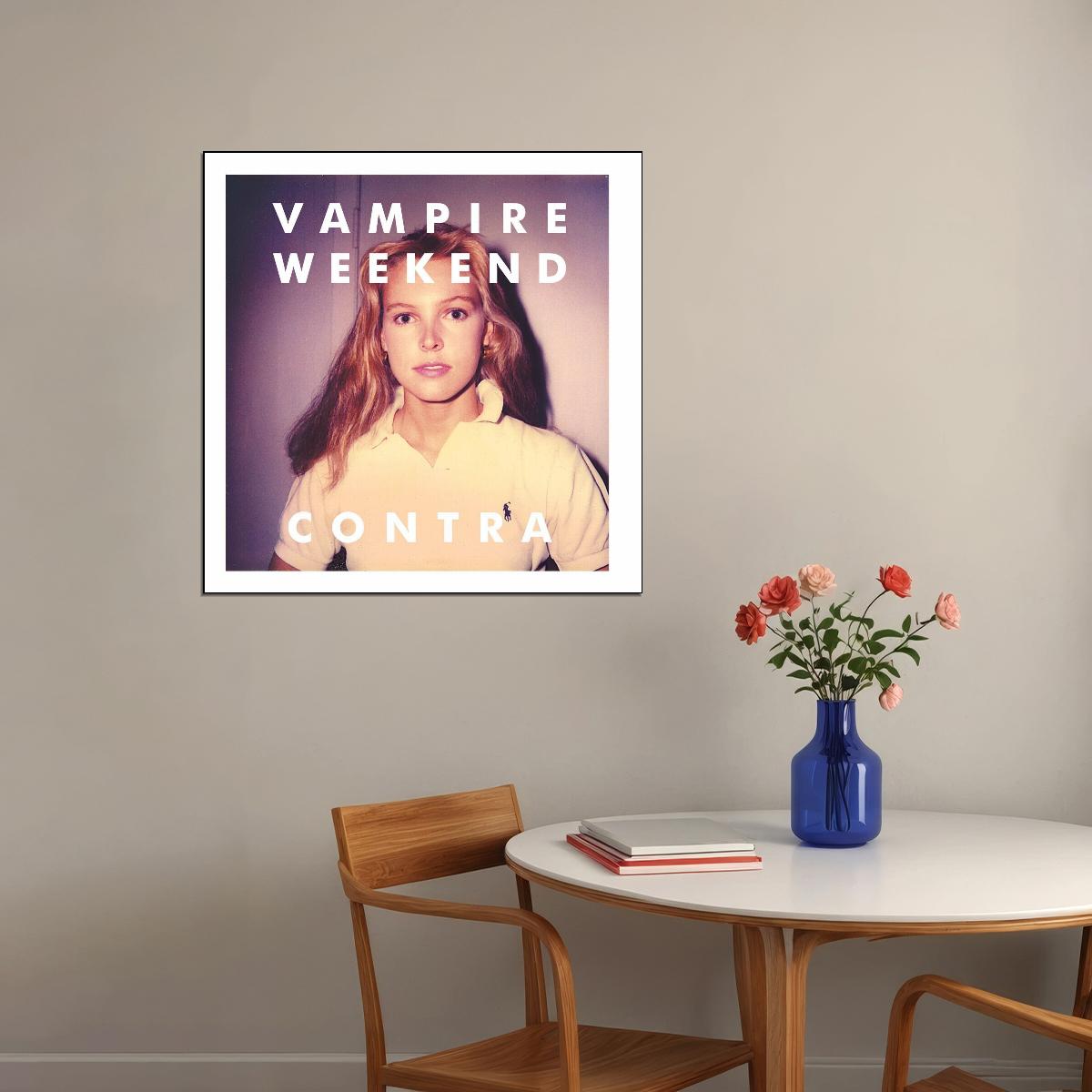 Vampire Weekend Contra Album Cover Art Rock Music Poster Iconic Indie Band - xonomax