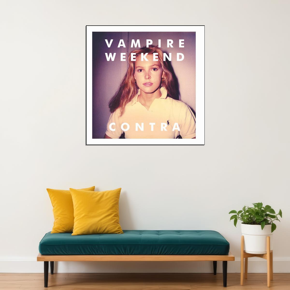 Vampire Weekend Contra Album Cover Art Rock Music Poster Iconic Indie Band - xonomax