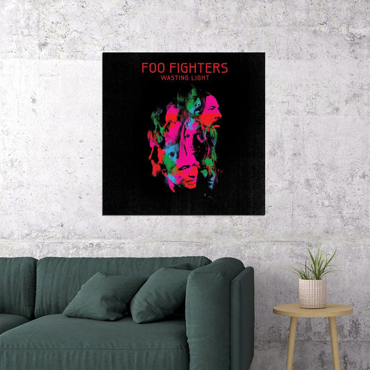 Foo Fighters Wasting Light Album Cover Art Rock Music Poster Band Music Print - xonomax