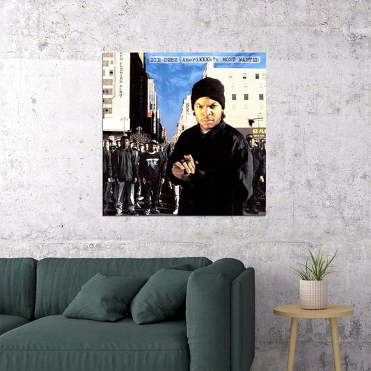 Ice Cube Album Cover Art Hip-hop Music Poster Rap Artist Music Print - xonomax