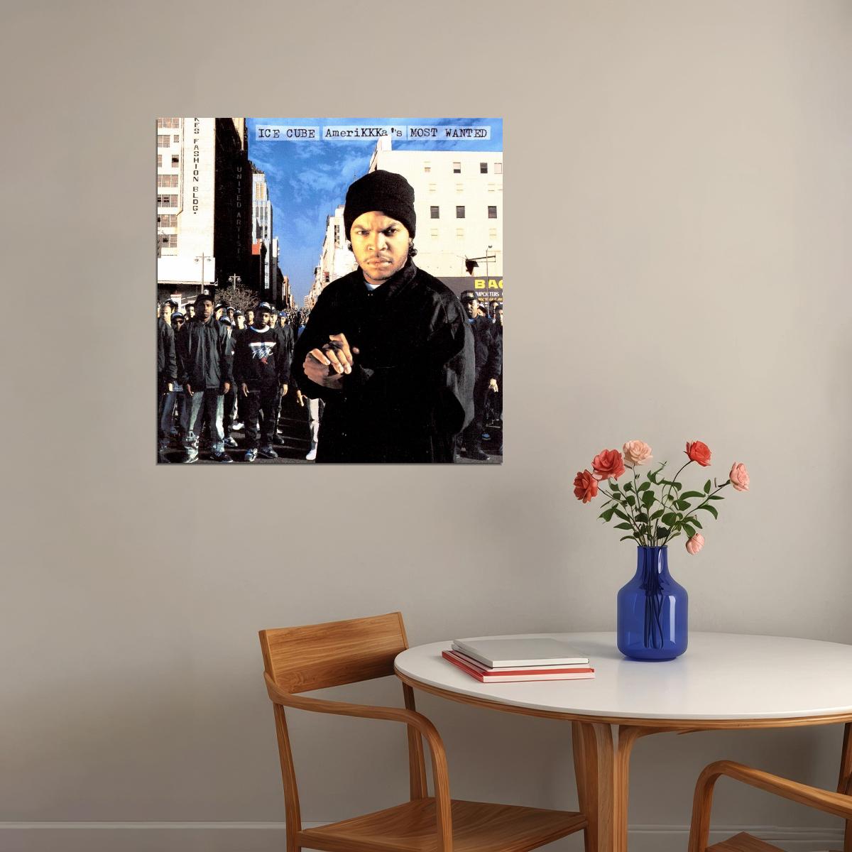 Ice Cube Album Cover Art Hip-hop Music Poster Rap Artist Music Print - xonomax