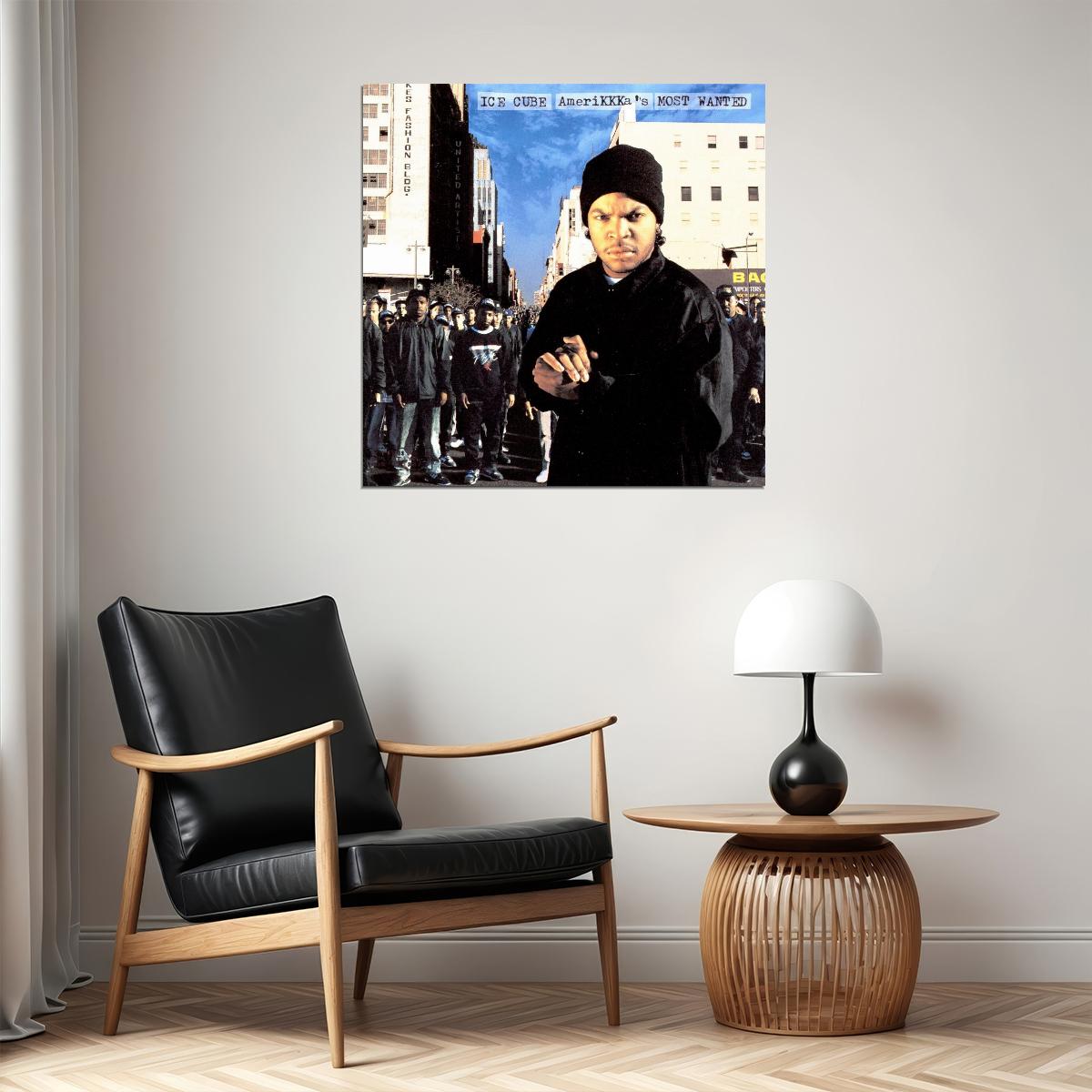 Ice Cube Album Cover Art Hip-hop Music Poster Rap Artist Music Print - xonomax