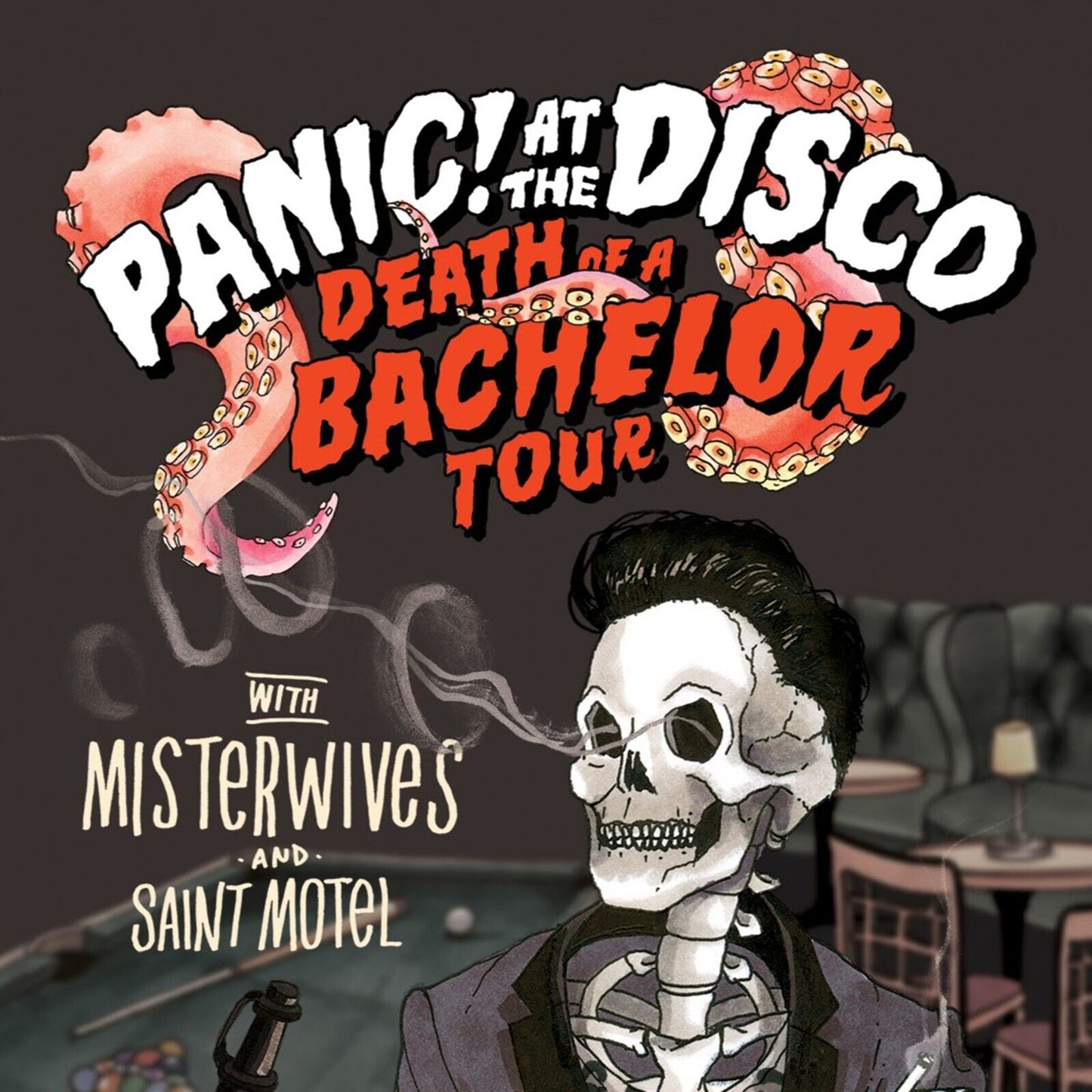 Panic! At The Disco Death Of Bachelor Album Cover Art Rock Music Poster Wall Print - xonomax