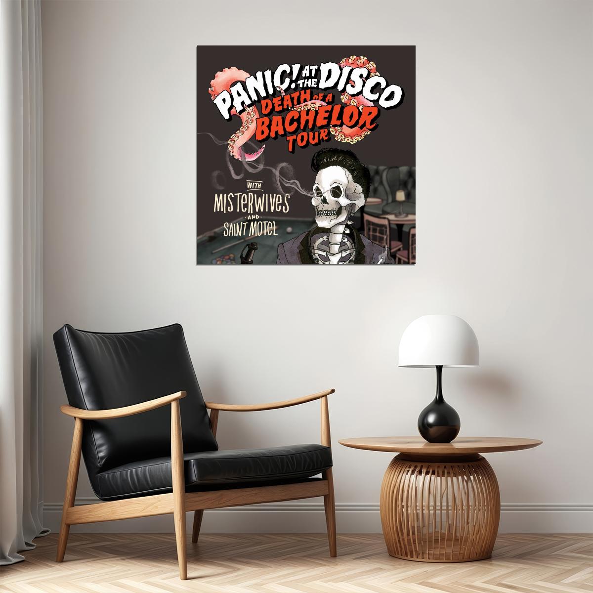 Panic! At The Disco Death Of Bachelor Album Cover Art Rock Music Poster Wall Print - xonomax