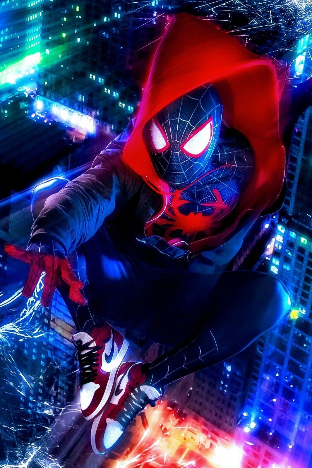 Spider-man Into The Spider-verse Movie Poster Animated Film Print - xonomax