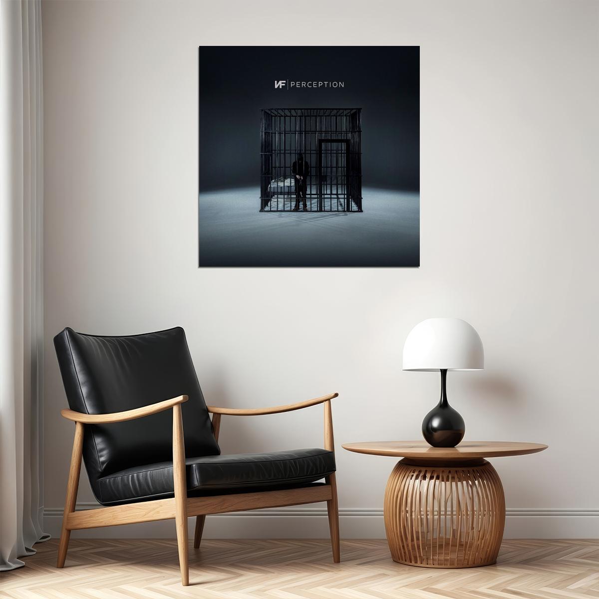 Nf Perception Album Cover Art Rap Hip-hop Music Poster Wall Print - xonomax
