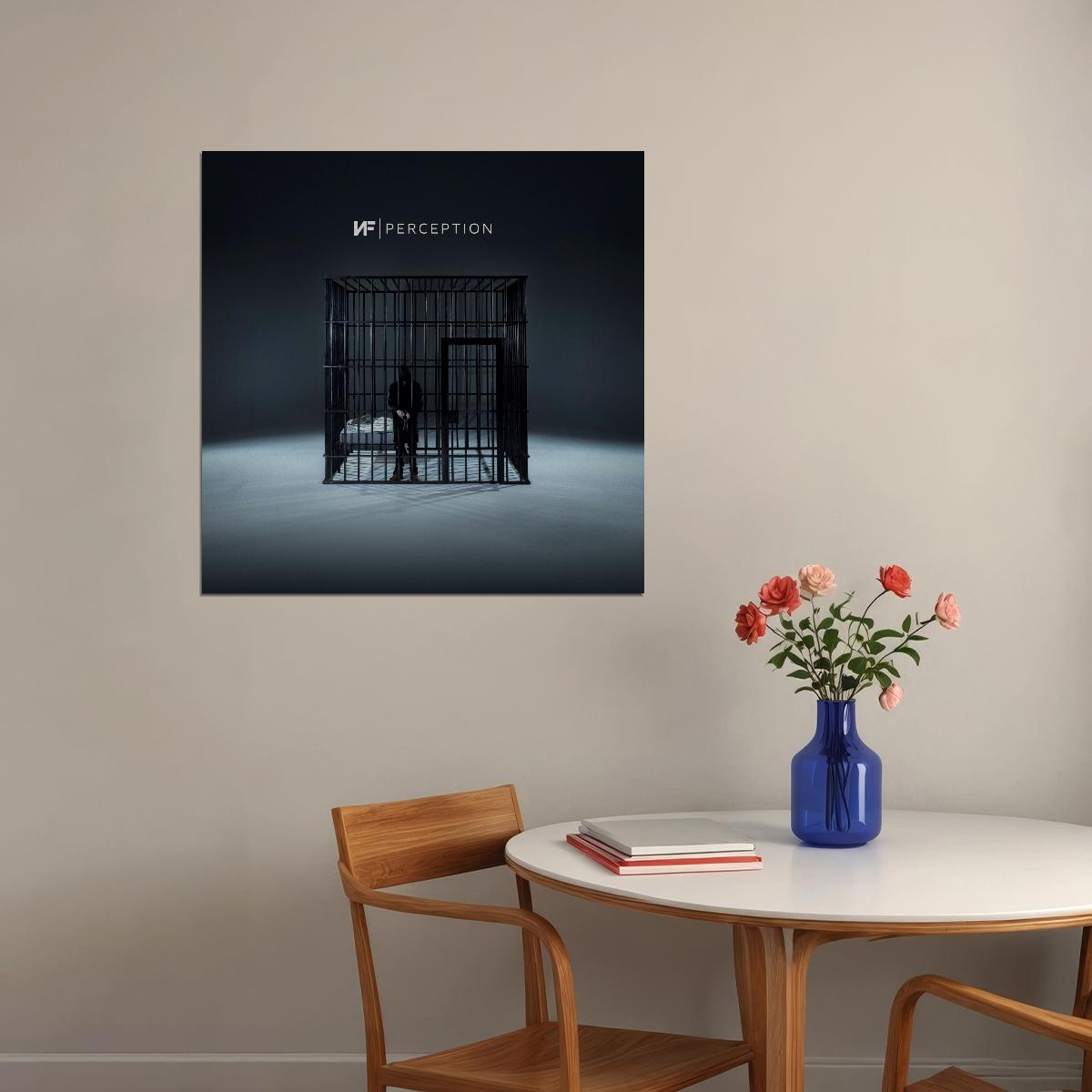 Nf Perception Album Cover Art Rap Hip-hop Music Poster Wall Print - xonomax