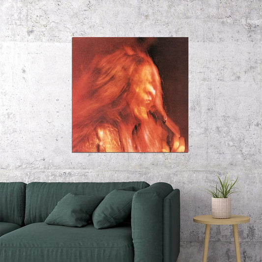Janis Joplin Music Poster Rock Legend Wall Print - xonomax
