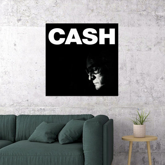 Johnny Cash Music Poster Country Legend Wall Art - xonomax