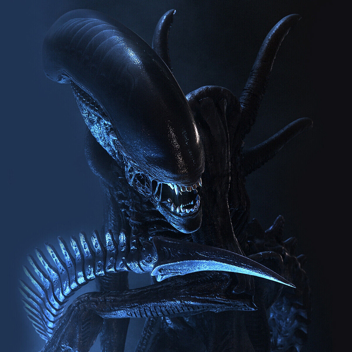 Alien Xenomorph Movie Poster Sci-fi Horror Film Wall Art Classic Alien Print - xonomax
