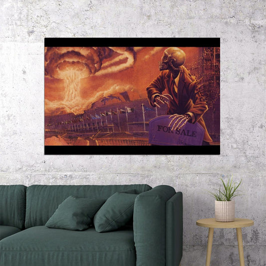 Megadeth Music Poster Iconic Heavy Metal Band Wall Print - xonomax