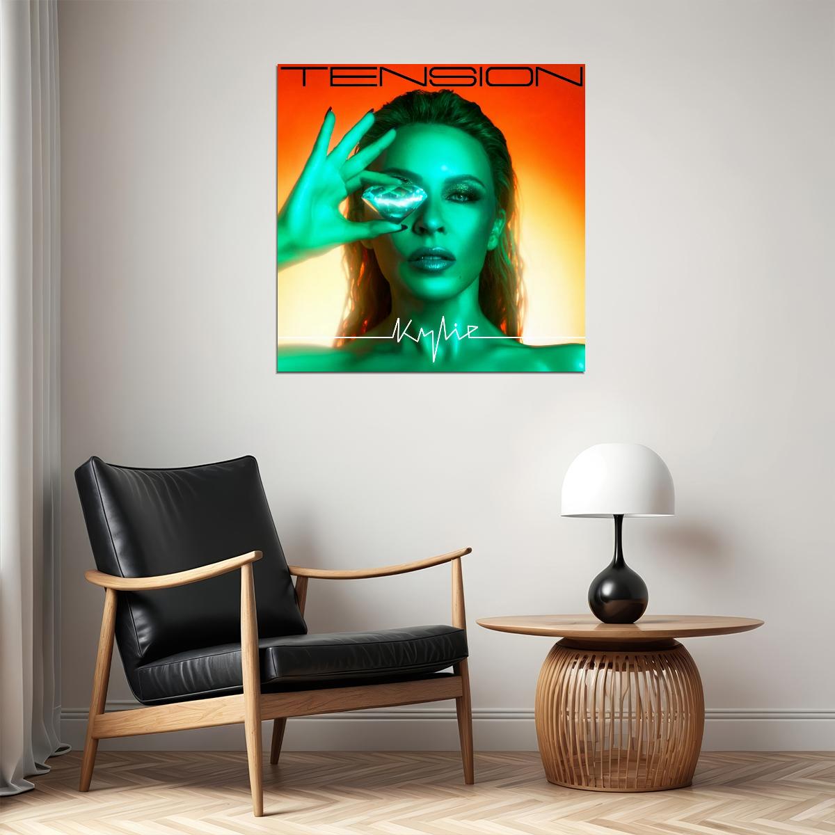 Kylie Minogue Tension Album Cover Art Music Poster Pop Singer Wall Print - xonomax