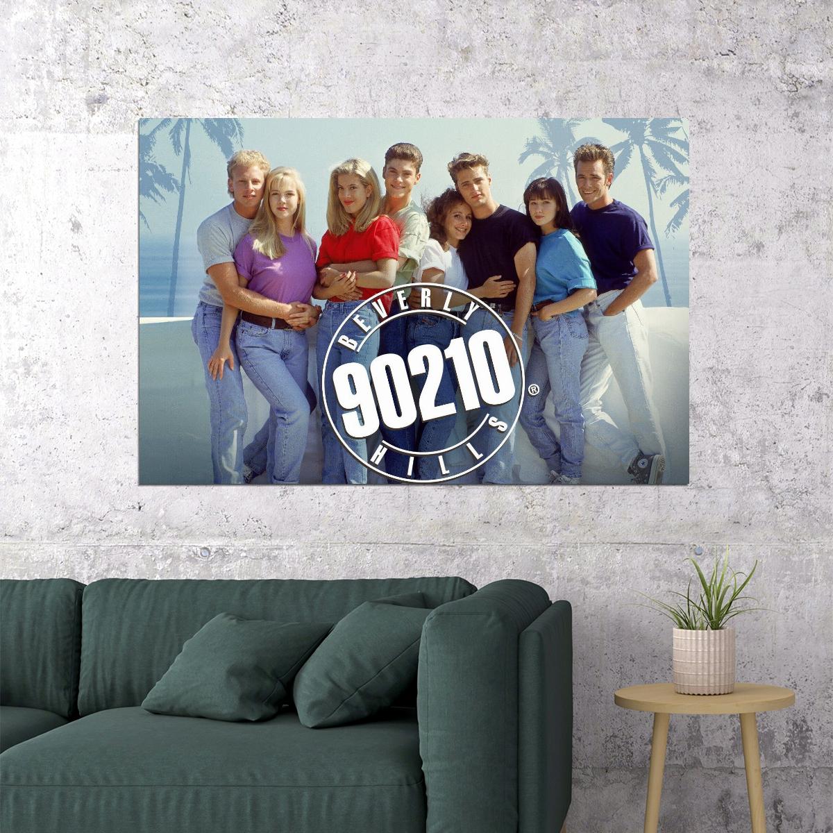 90210 Tv Series Movie Poster Drama Series Wall Art 80s 90s Show Print - xonomax