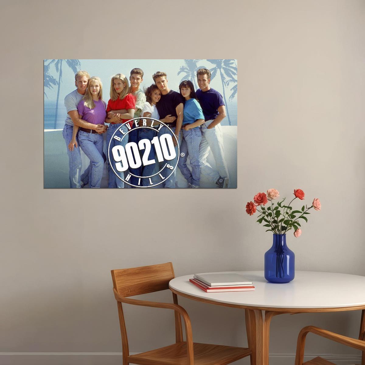 90210 Tv Series Movie Poster Drama Series Wall Art 80s 90s Show Print - xonomax