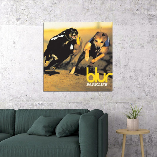 Blur Parklife Album Cover Art Britpop Music Poster Band Music Print - xonomax