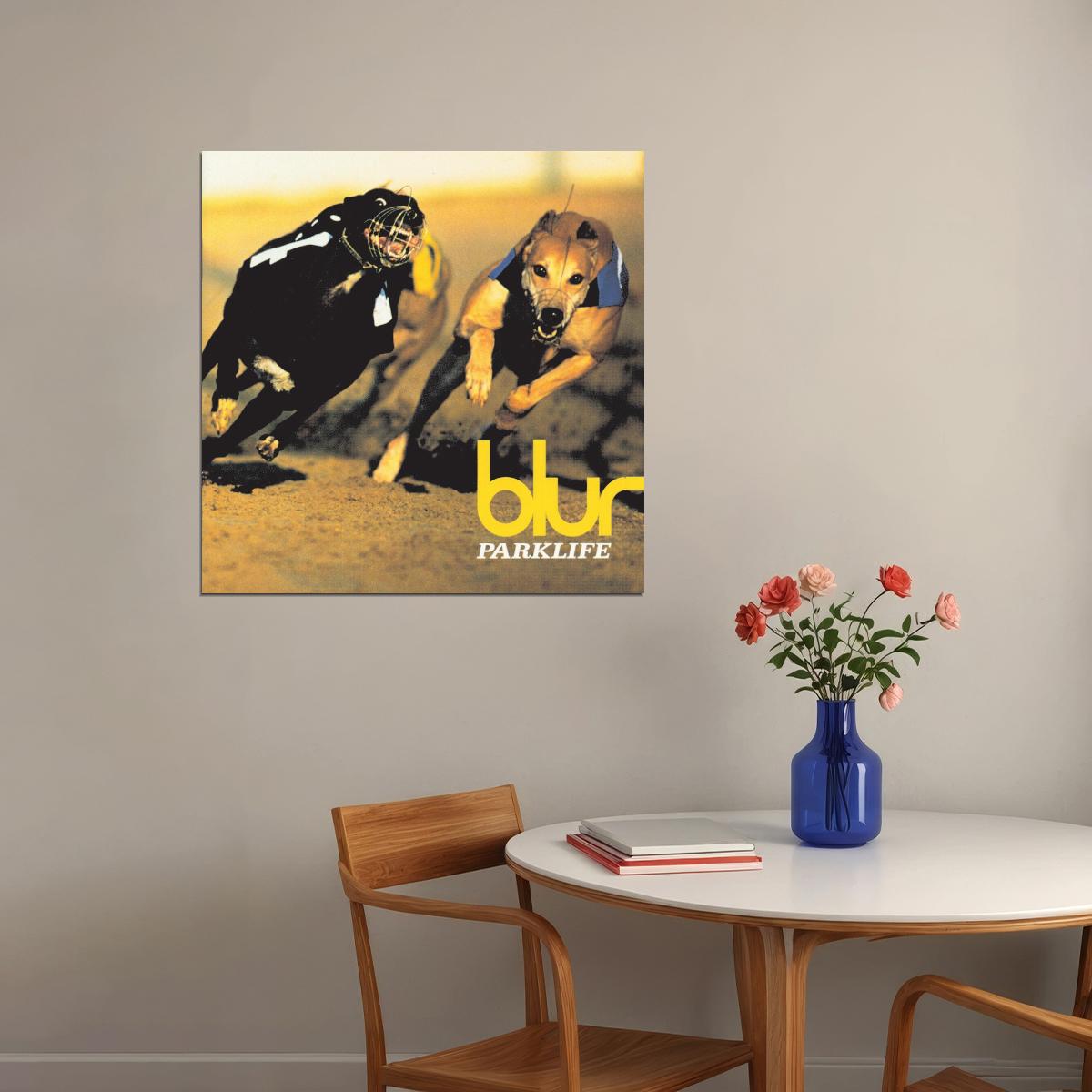 Blur Parklife Album Cover Art Britpop Music Poster Band Music Print - xonomax