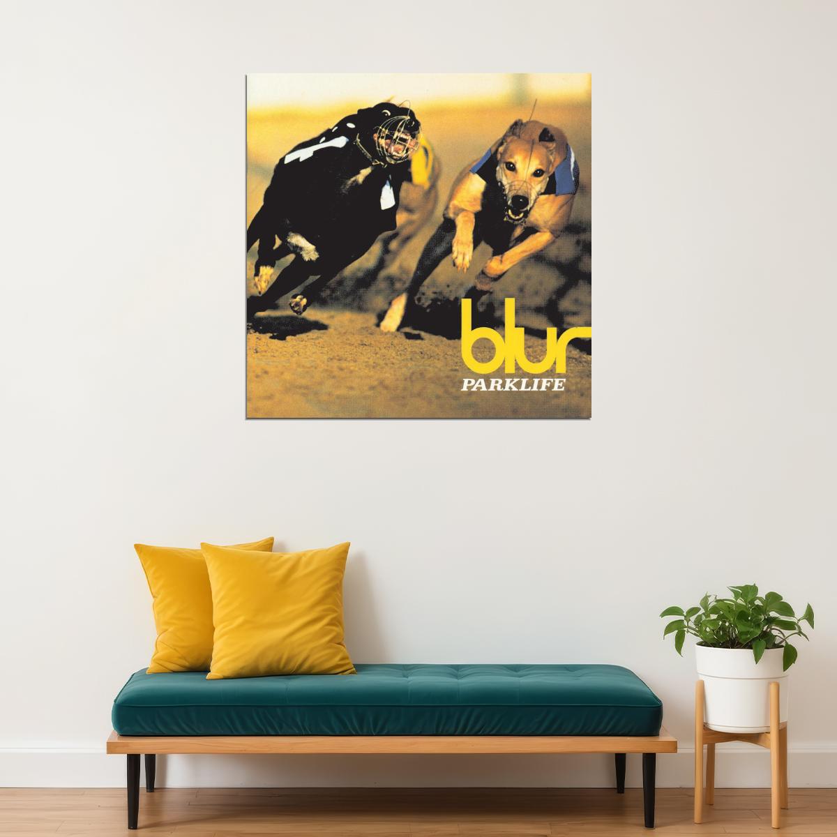 Blur Parklife Album Cover Art Britpop Music Poster Band Music Print - xonomax