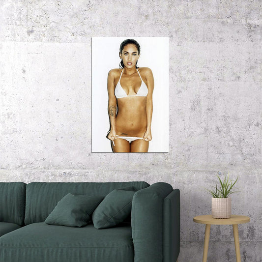Megan Fox Poster Sexy Hollywood Actress Wall Art - xonomax