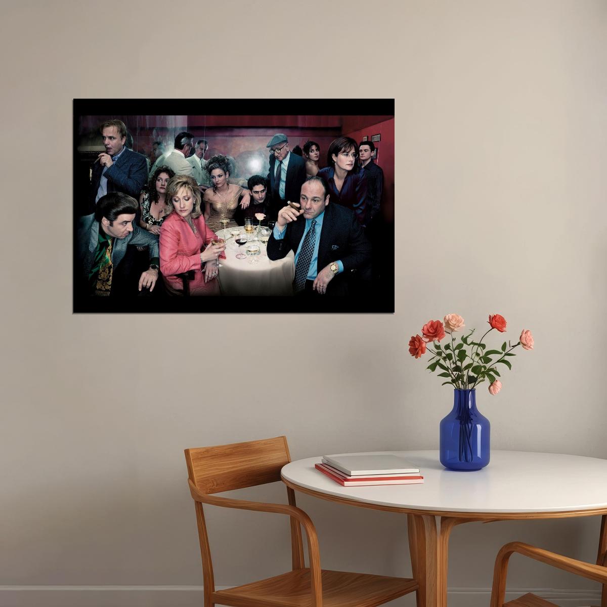 The Sopranos Tv Series Poster Iconic Mafia Drama Art Print