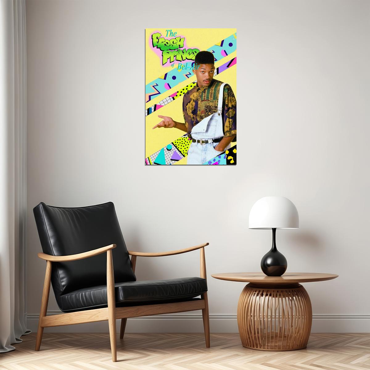 The Fresh Prince Of Bel-air Will Smith Tv Show Poster Iconic 90s Sitcom Art Print - xonomax