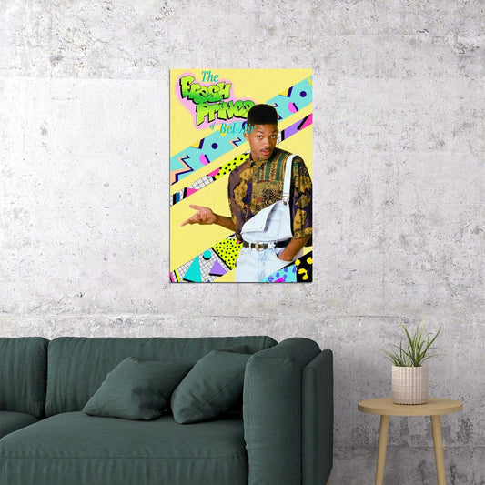 The Fresh Prince Of Bel-air Will Smith Tv Show Poster Iconic 90s Sitcom Art Print - xonomax