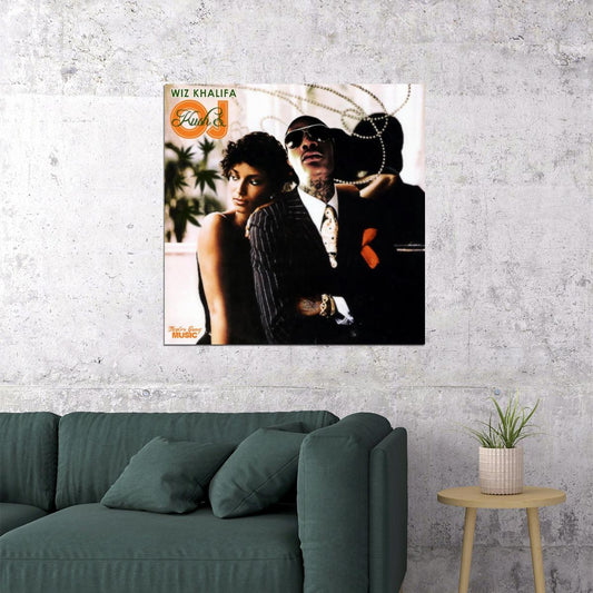 Wiz Khalifa Kush & Oj Album Cover Art Rapper Music Poster - xonomax