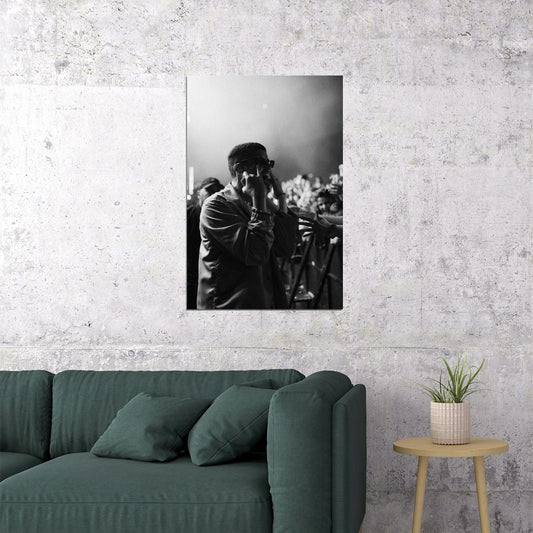 Bad Bunny Poster Latin Trap Music Wall Art Rap Artist Print - xonomax