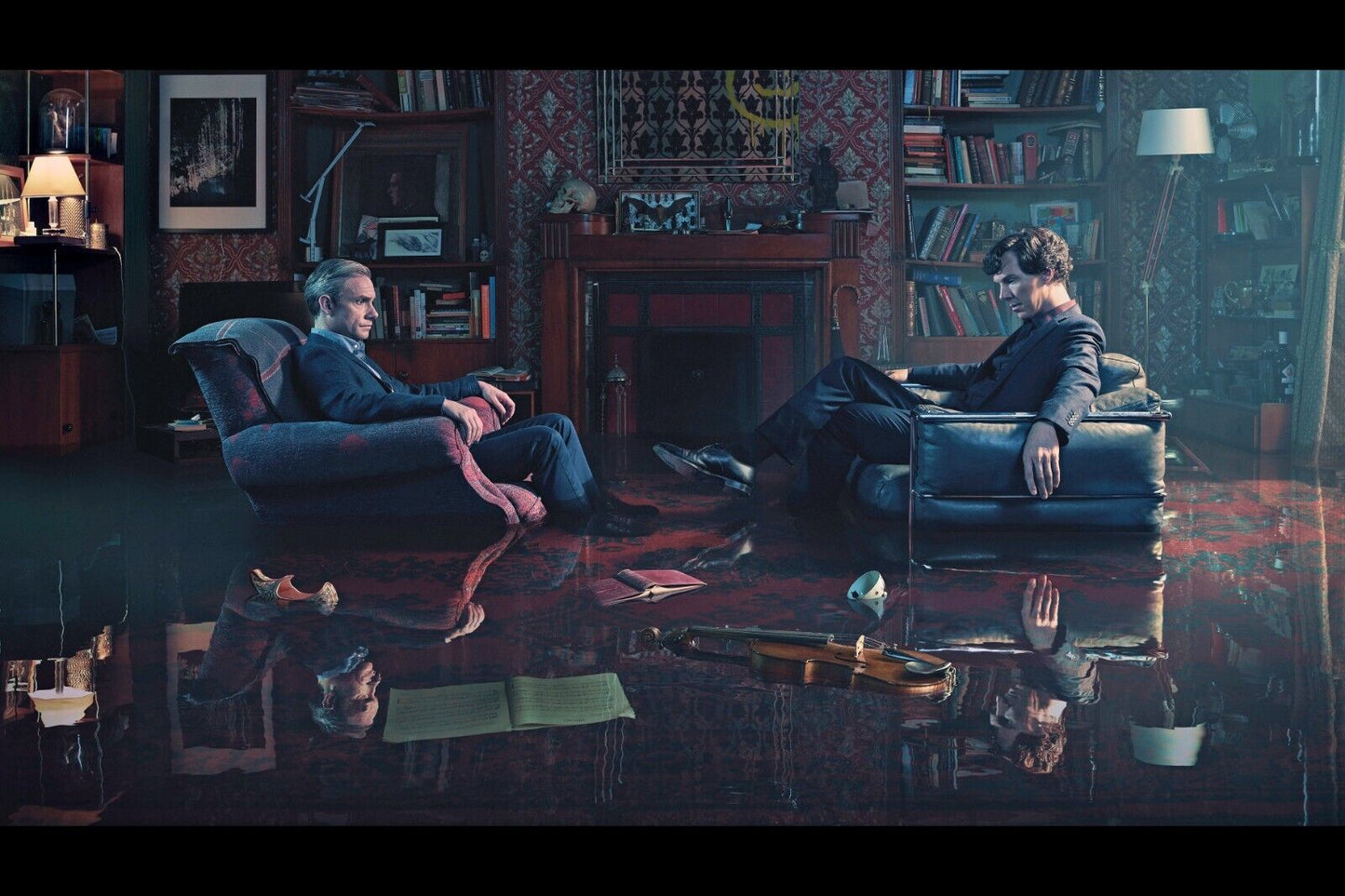 Sherlock Tv Show Movie Poster Detective Series Wall Print - xonomax