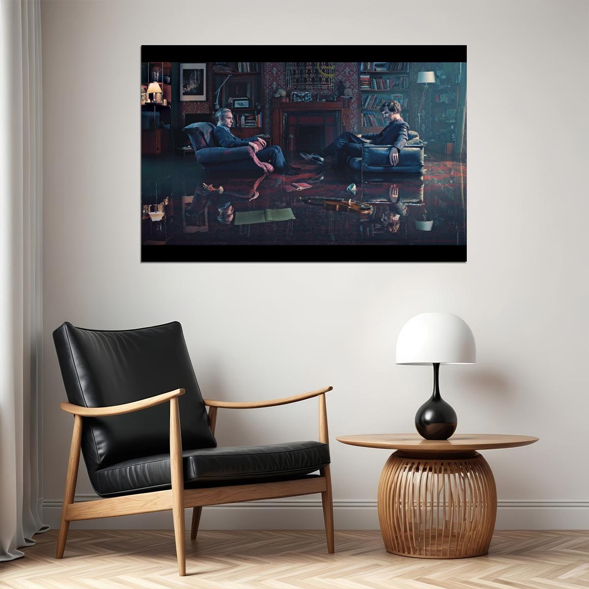 Sherlock Tv Show Movie Poster Detective Series Wall Print - xonomax