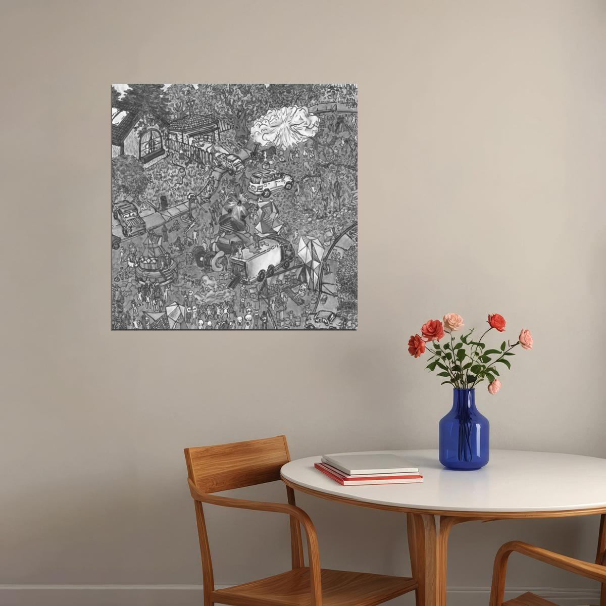 Childish Gambino Culdesac Album Cover Art Hip-hop Music Poster Rap Artist Print - xonomax