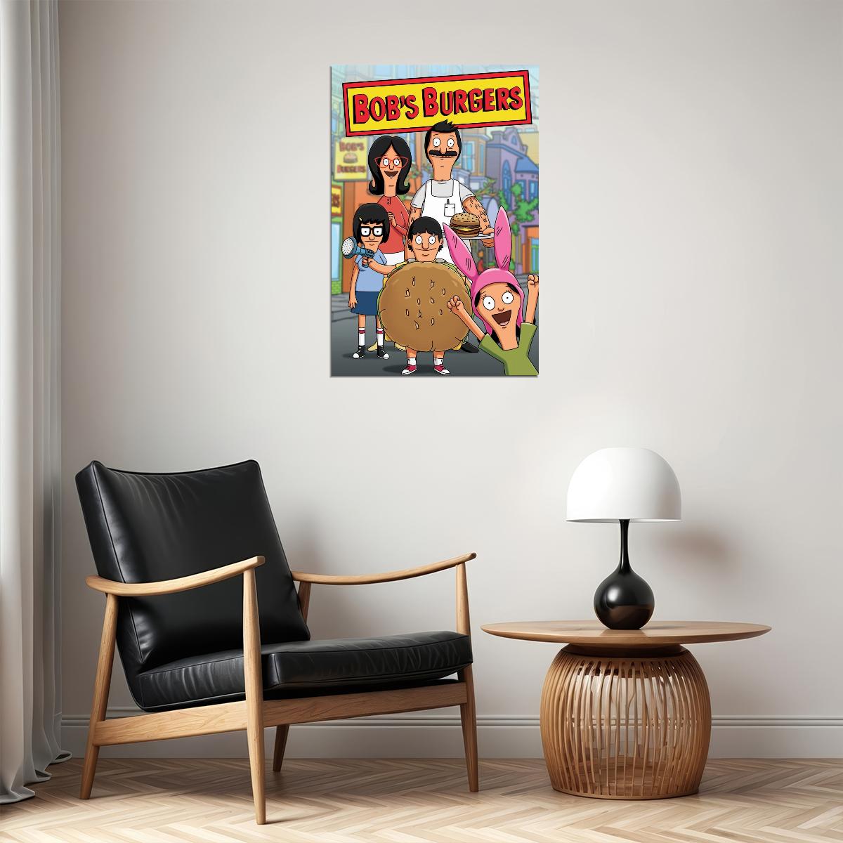 Bob's Burgers Animated Series Poster Comedy Show Wall Art Tv Series Print - xonomax