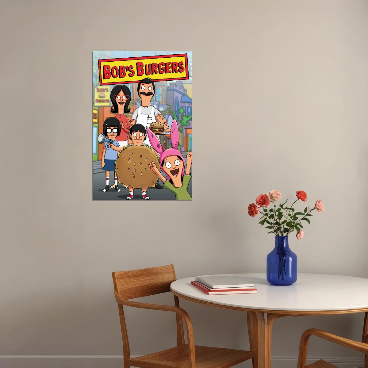 Bob's Burgers Animated Series Poster Comedy Show Wall Art Tv Series Print - xonomax