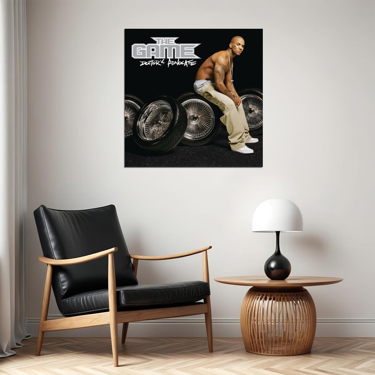 The Game Doctor's Advocate Album Cover Art Rap Music Poster Iconic Hip Hop Artist Print - xonomax